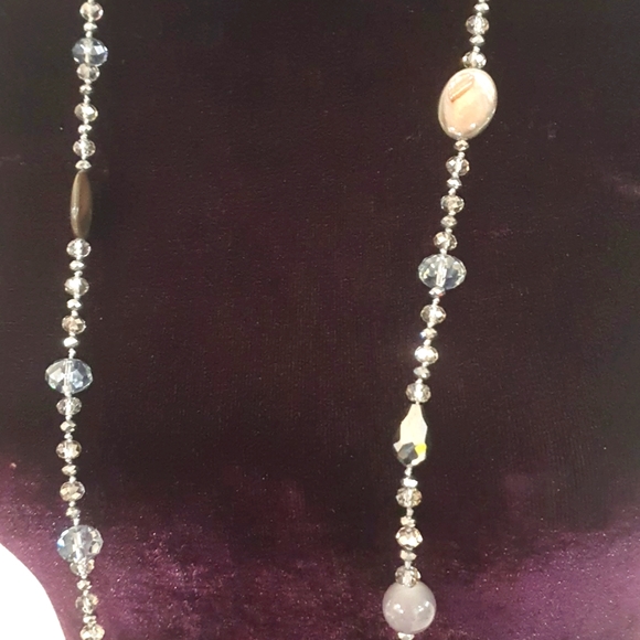 Extra Long Beaded Necklace - Picture 2 of 4